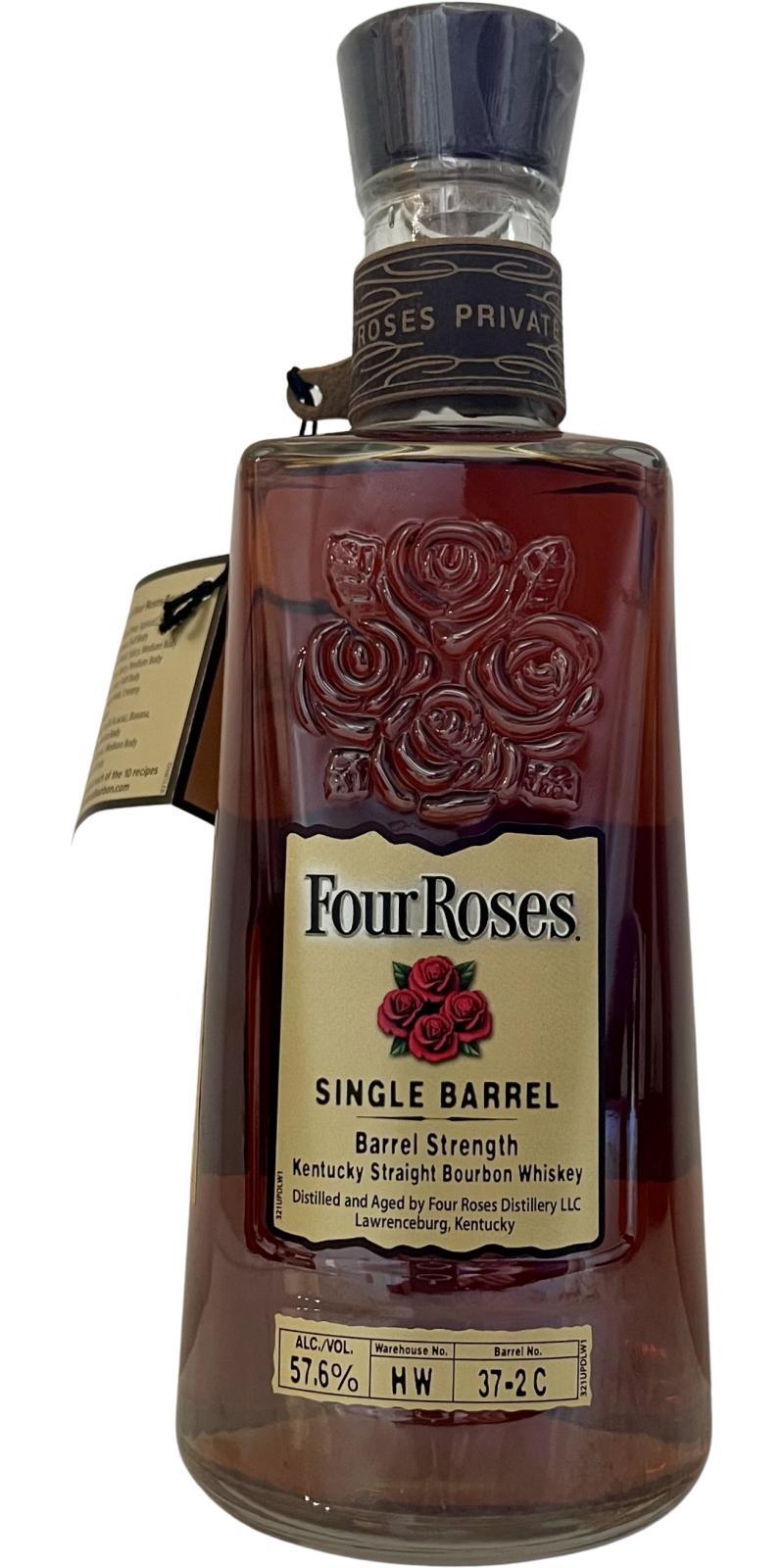 Four Roses Single Barrel - Private Selection  OBSQ Barrel Strength