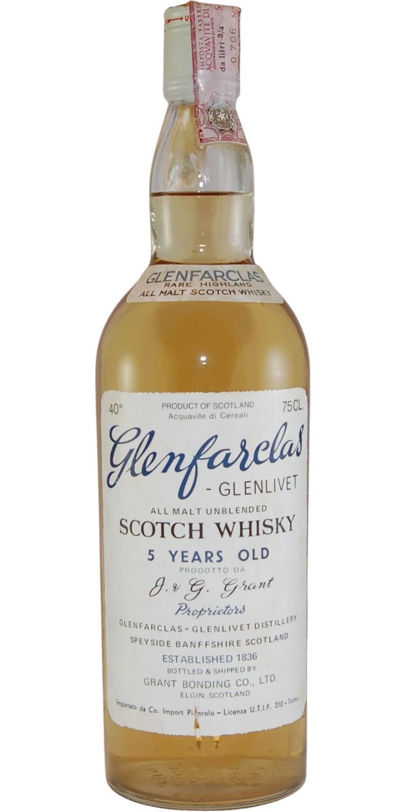 Glenfarclas 05-year-old  All Malt Unblended Scotch Whisky