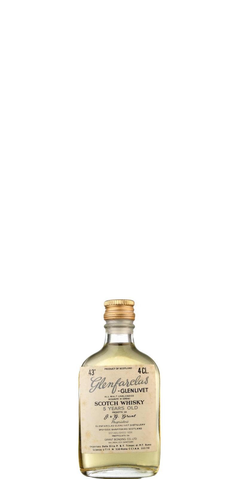 Glenfarclas 05-year-old  All Malt Unblended Scotch Whisky - Miniature