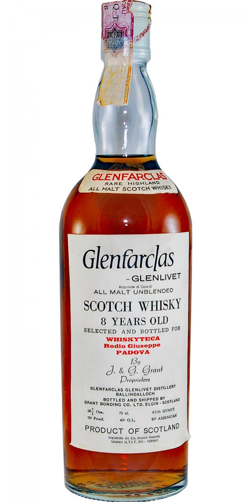 Glenfarclas 08-year-old  All Malt Unblended Scotch Whisky