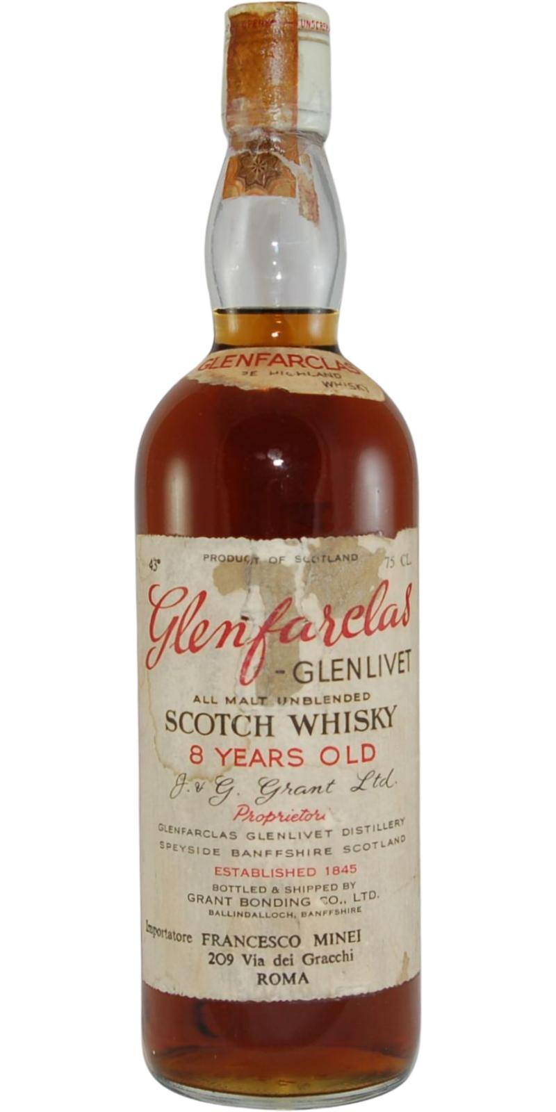 Glenfarclas 08-year-old  All Malt Unblended Scotch Whisky