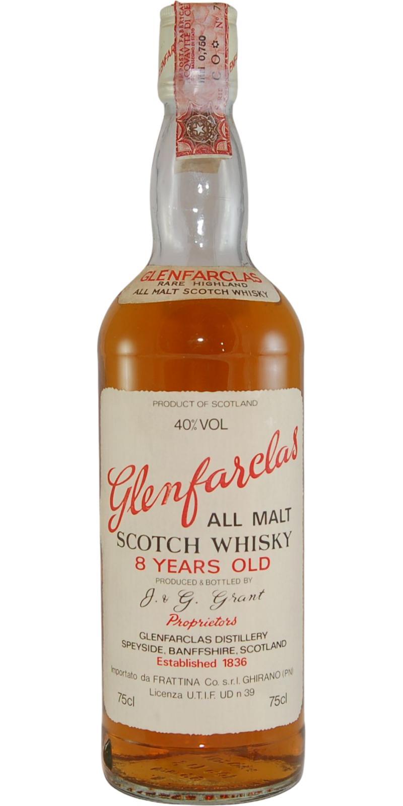 Glenfarclas 08-year-old  All Malt Scotch Whisky