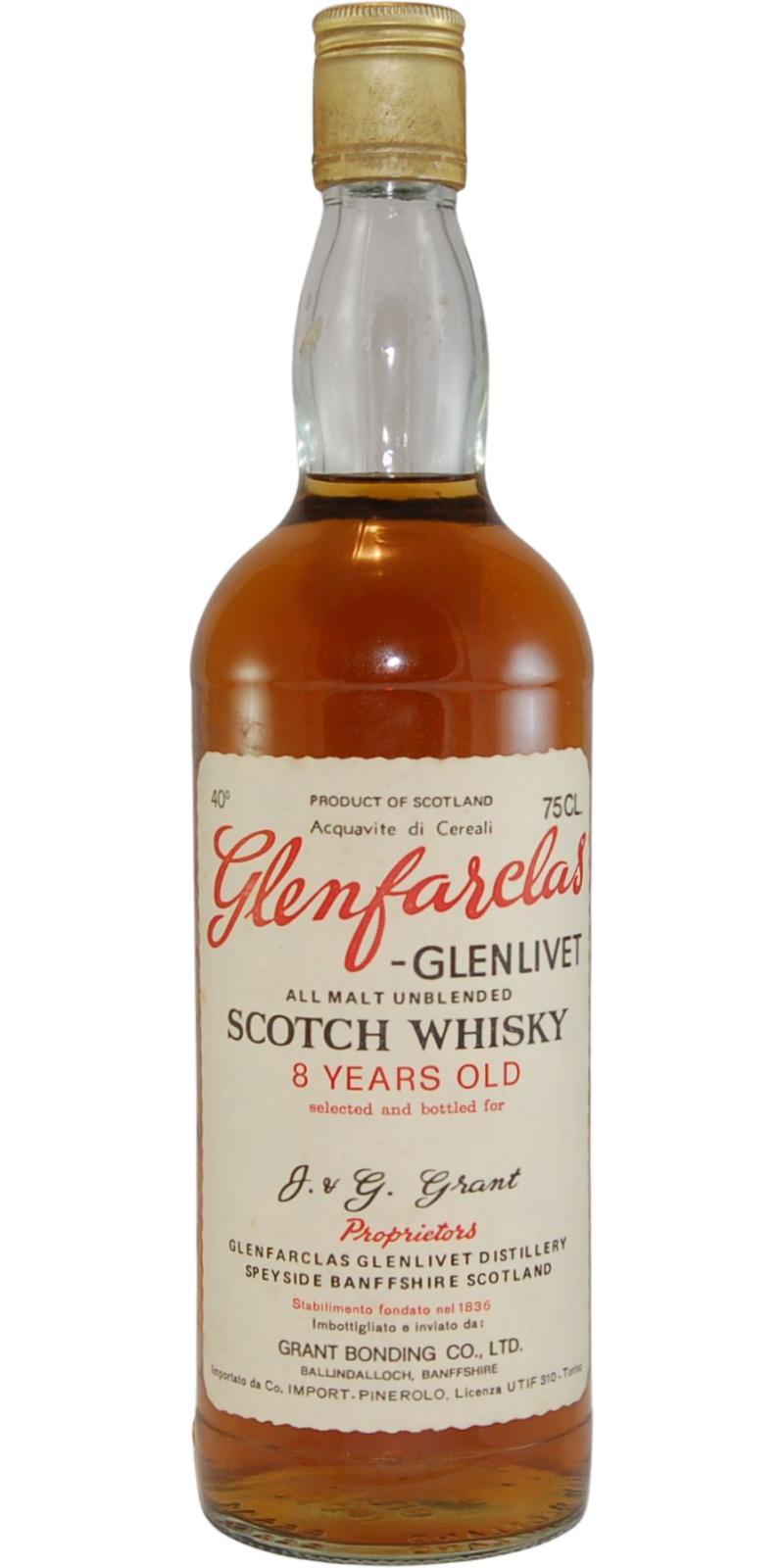 Glenfarclas 08-year-old  All Malt Unblended Scotch Whisky