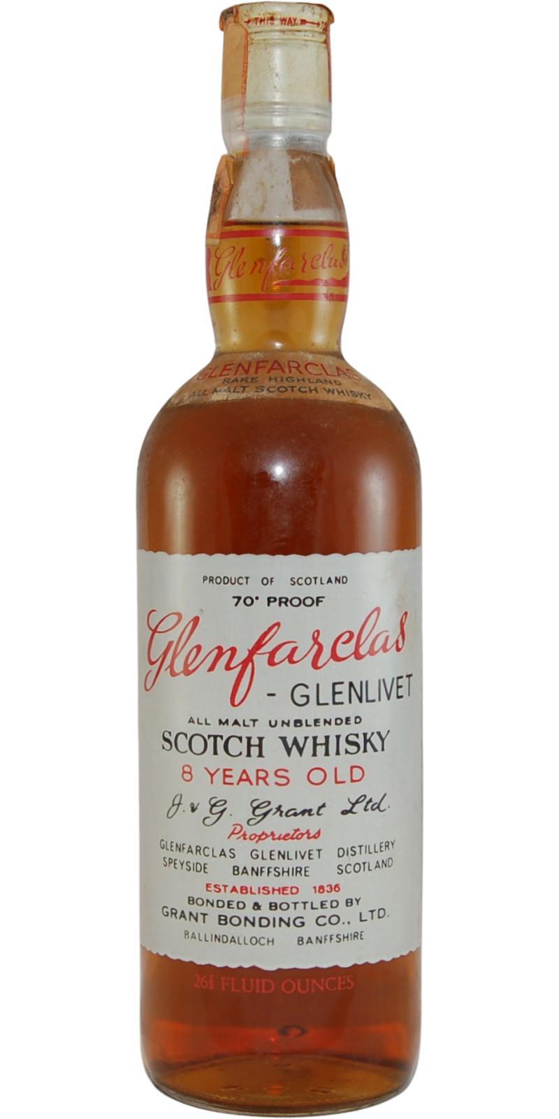Glenfarclas 08-year-old  All Malt Unblended Scotch Whisky