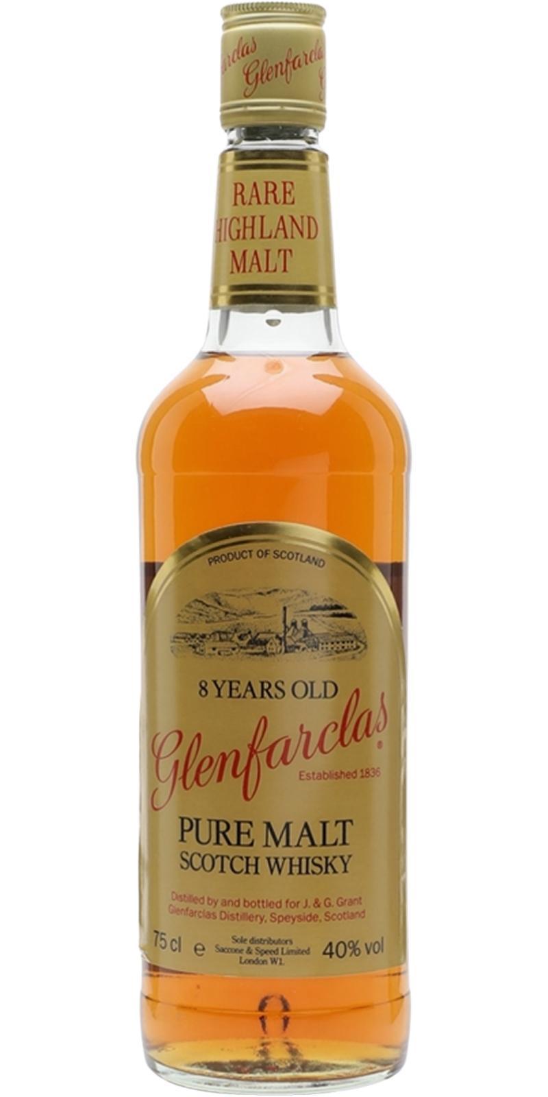 Glenfarclas 08-year-old   Pure Malt Scotch Whisky