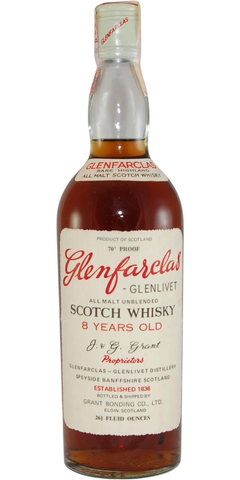 Glenfarclas 08-year-old  All Malt Unblended Scotch Whisky