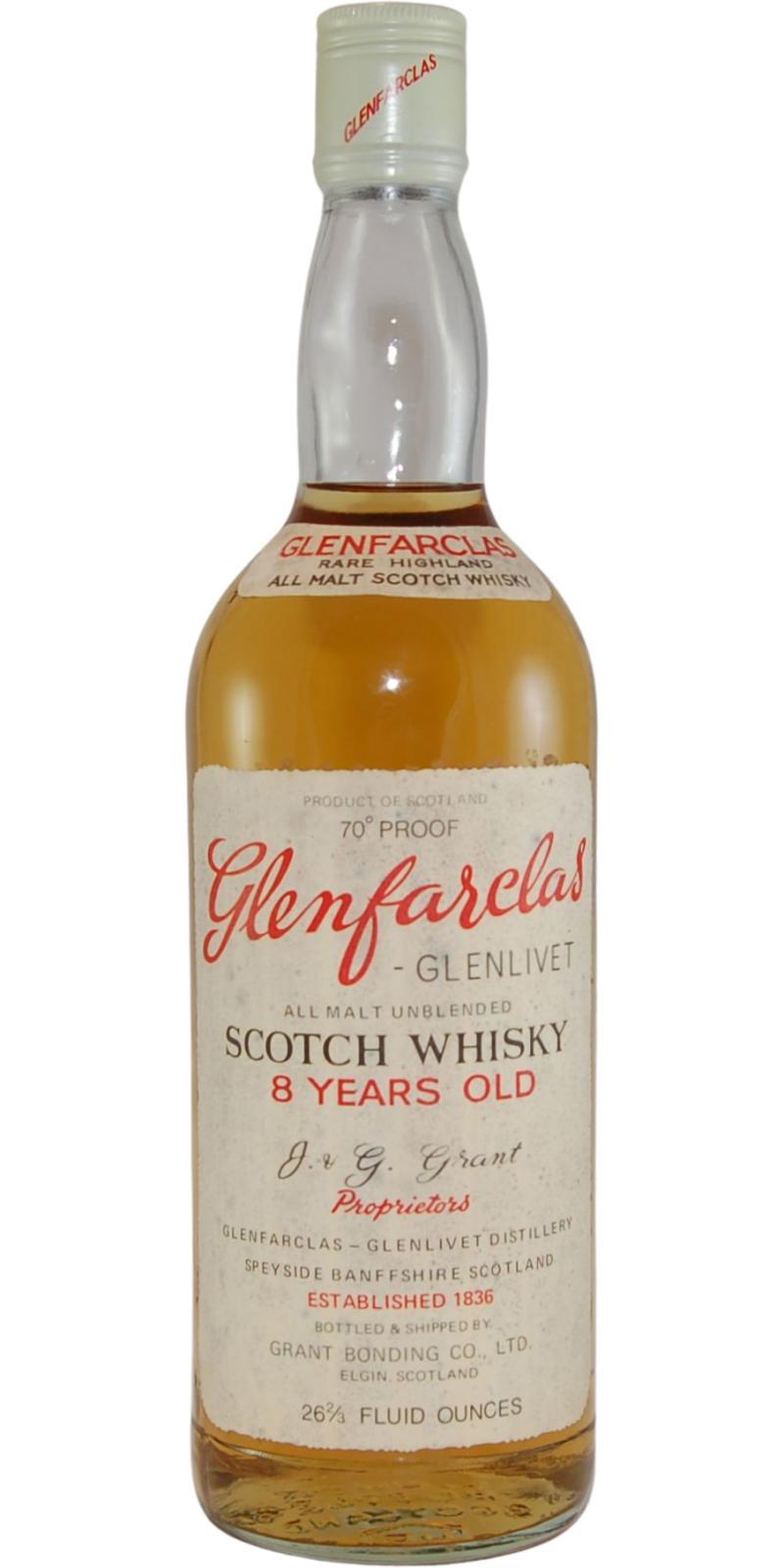 Glenfarclas 08-year-old  All Malt Unblended Scotch Whisky