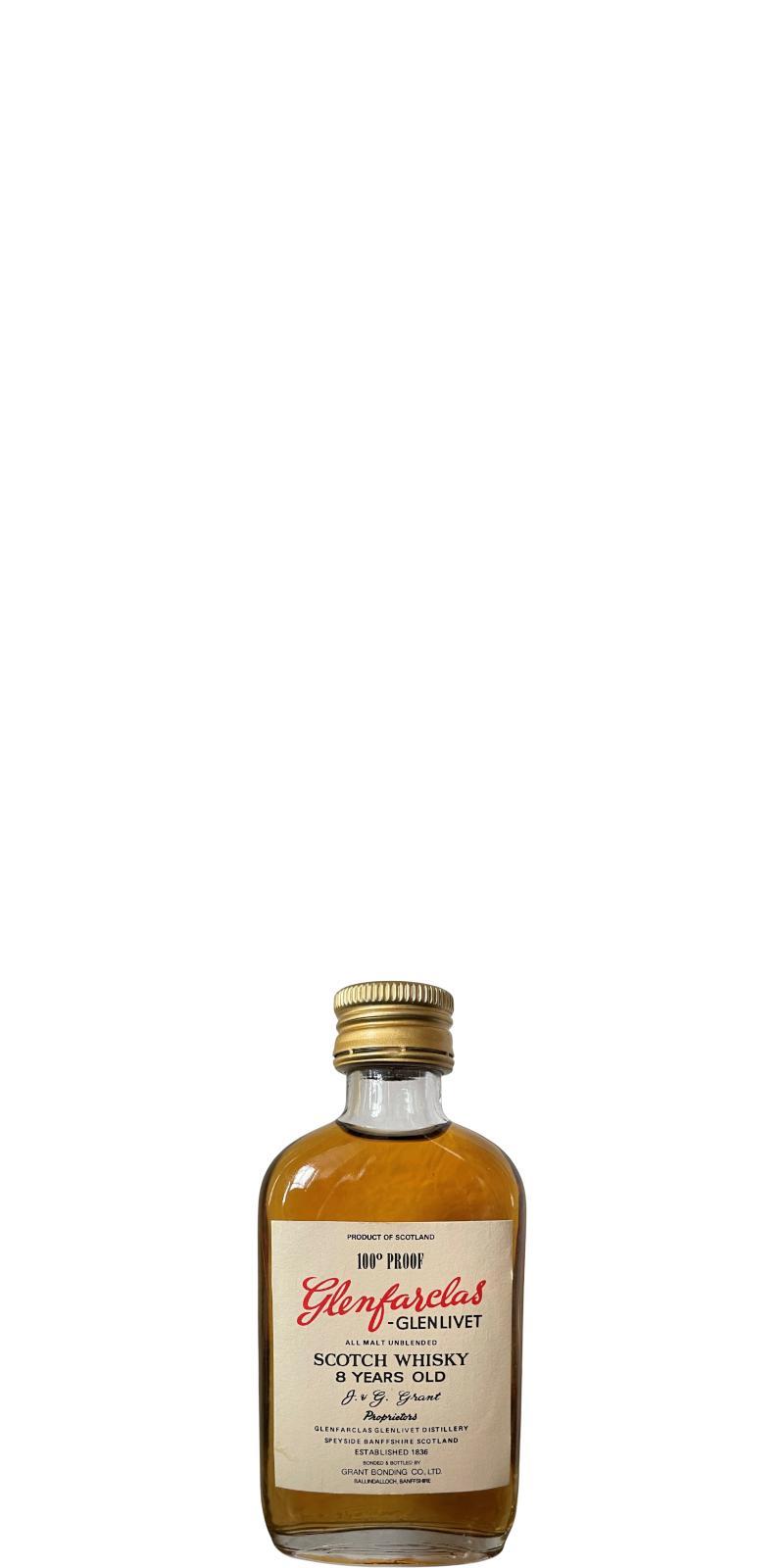 Glenfarclas 08-year-old  All Malt Unblended Scotch Whisky - Miniature