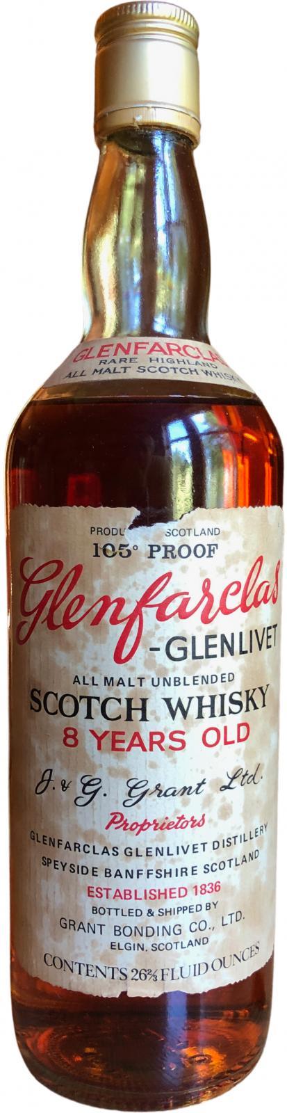 Glenfarclas 08-year-old   All Malt Unblended Scotch Whisky