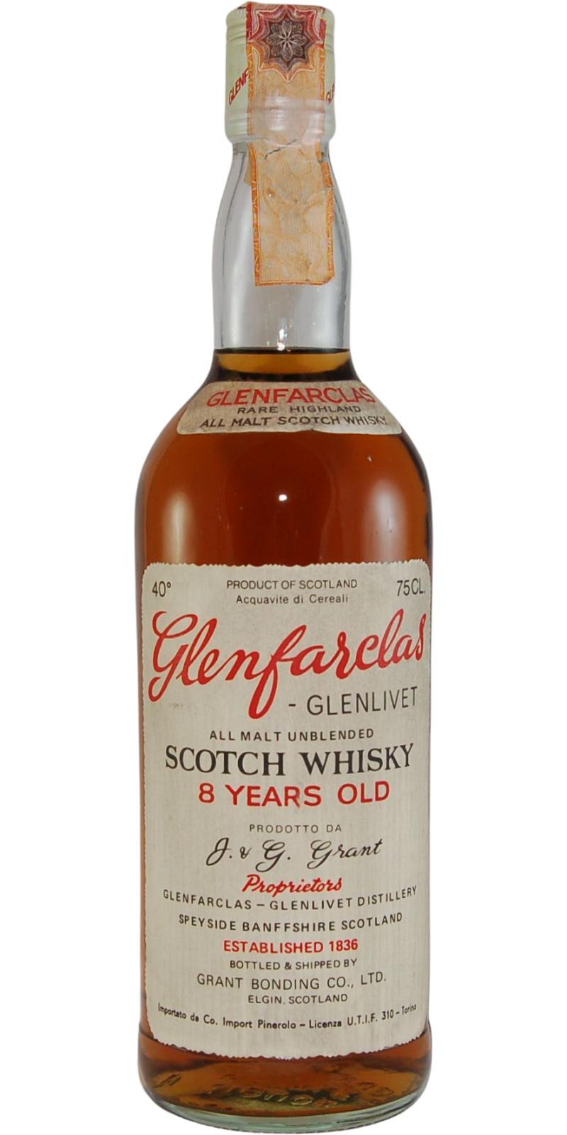 Glenfarclas 08-year-old  All Malt Unblended Scotch Whisky