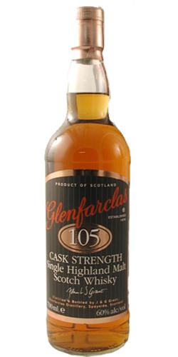 Glenfarclas 105  stripe label