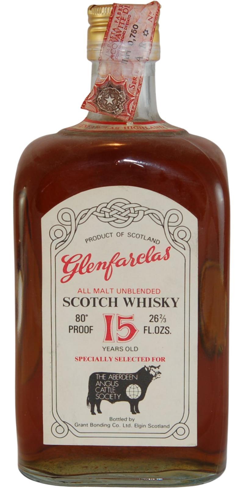 Glenfarclas 15-year-old  All Malt Unblended Scotch Whisky