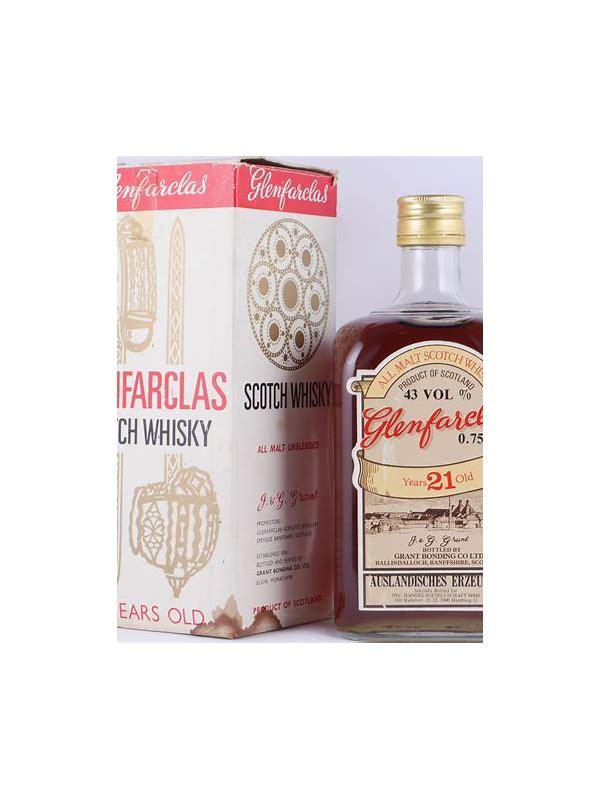 Glenfarclas 15-year-old  All Malt, Dumpy square bottle, Co. import