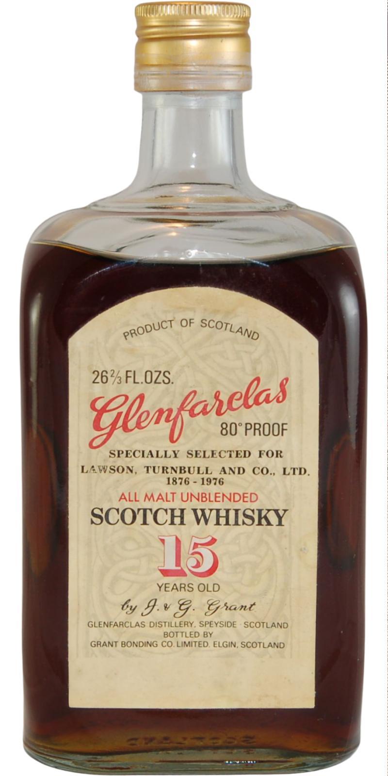 Glenfarclas 15-year-old  All Malt Unblended Scotch Whisky
