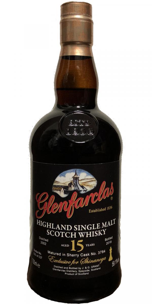 Glenfarclas 15-year-old  Shinanoya