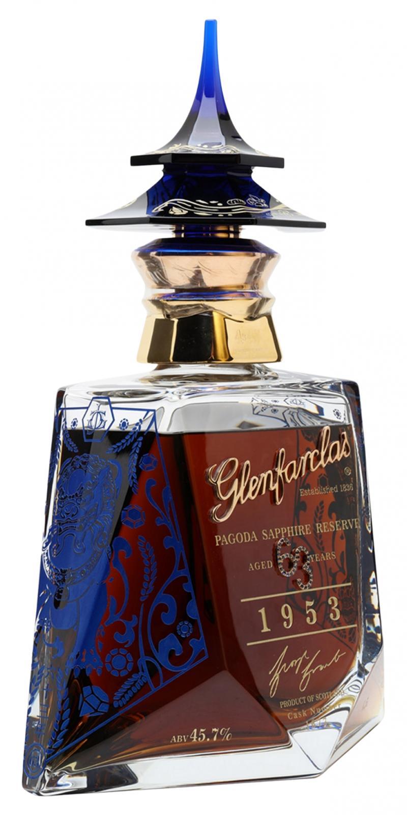 Glenfarclas 1953   Pagoda Sapphire Reserve - Gold