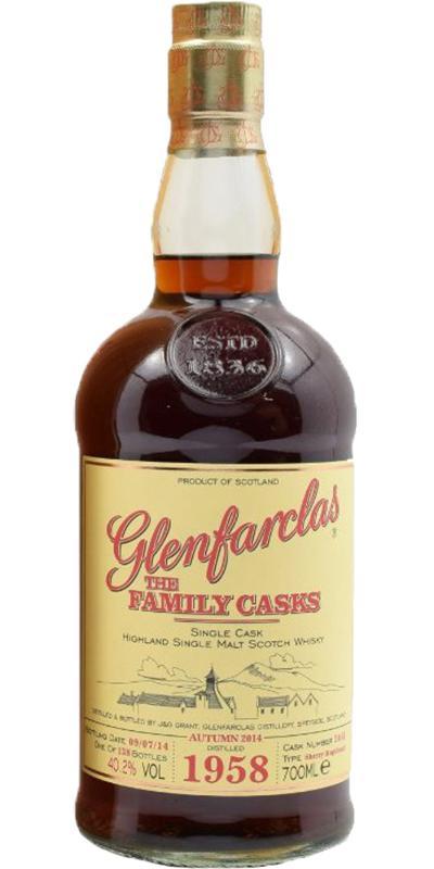 Glenfarclas 1958  The Family Casks (Release A14)