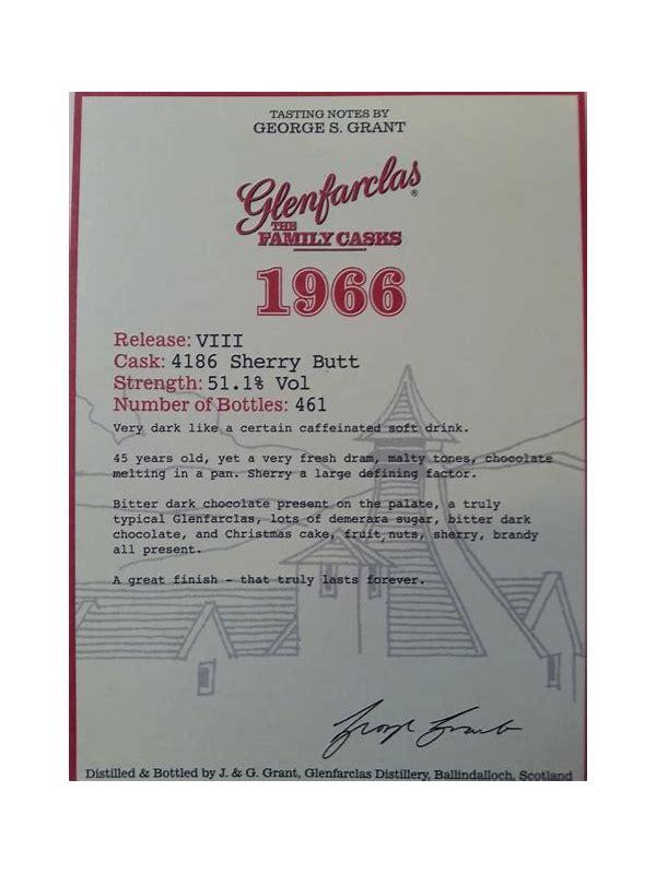 Glenfarclas 1966  The Family Casks (Release VIII)