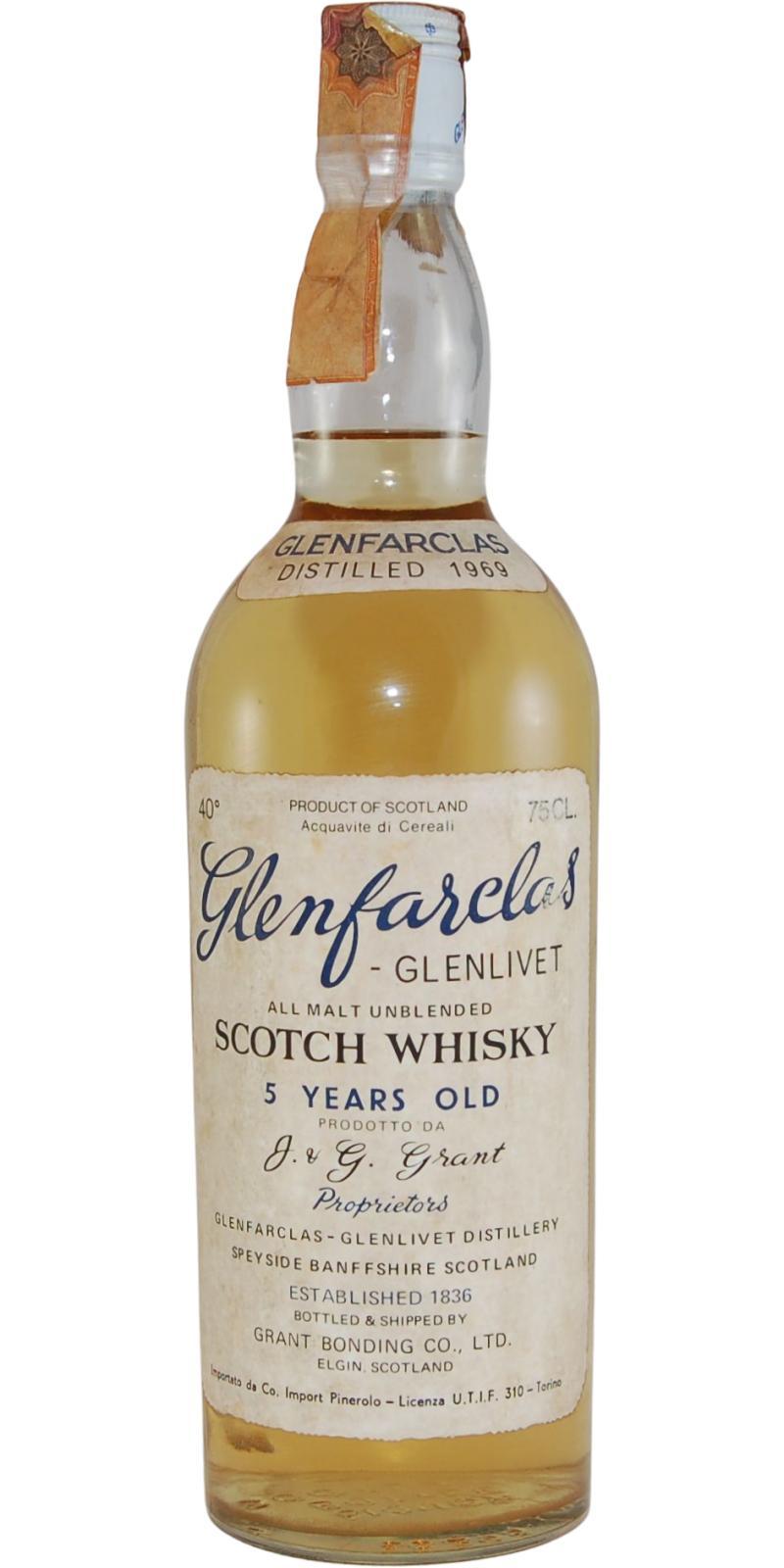 Glenfarclas 1969  All Malt Unblended