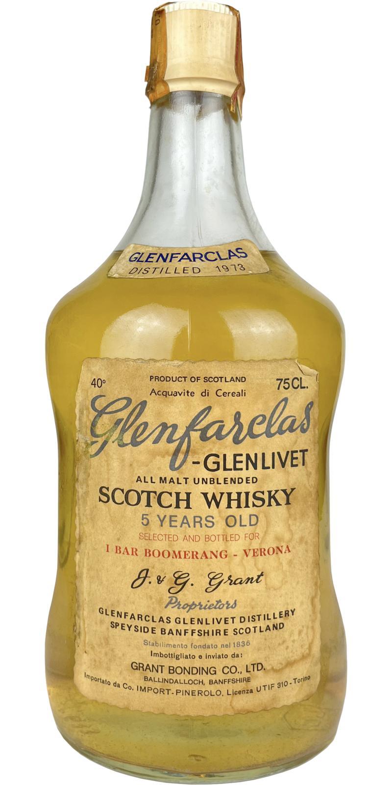 Glenfarclas 1973  All Malt Unblended Scotch Whisky