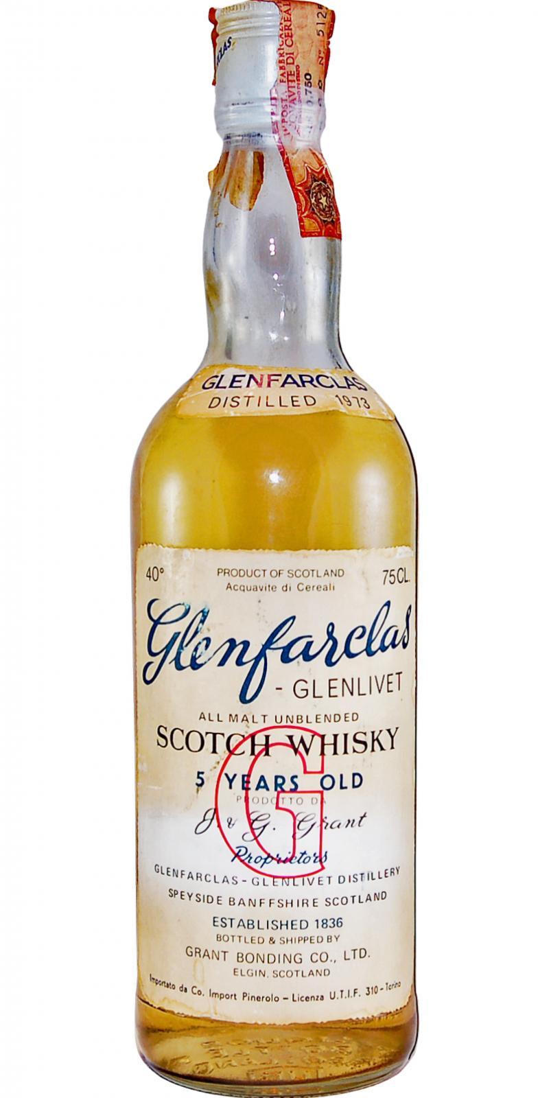 Glenfarclas 1973  All Malt Unblended Scotch Whisky