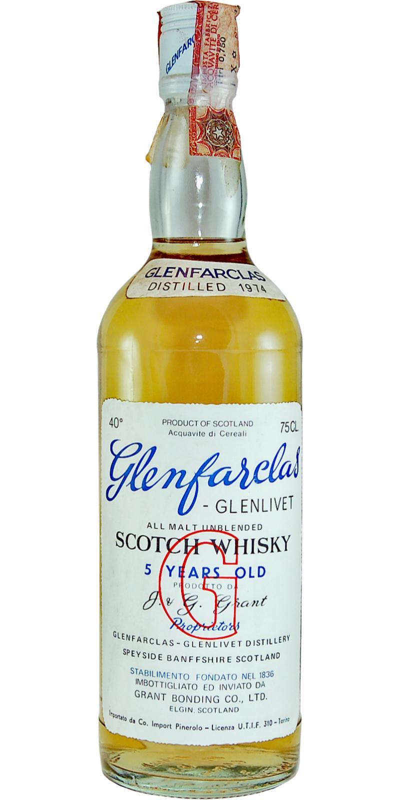 Glenfarclas 1974  All Malt Unblended Scotch Whisky