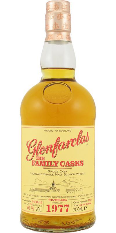 Glenfarclas 1977  The Family Casks (Release W15)