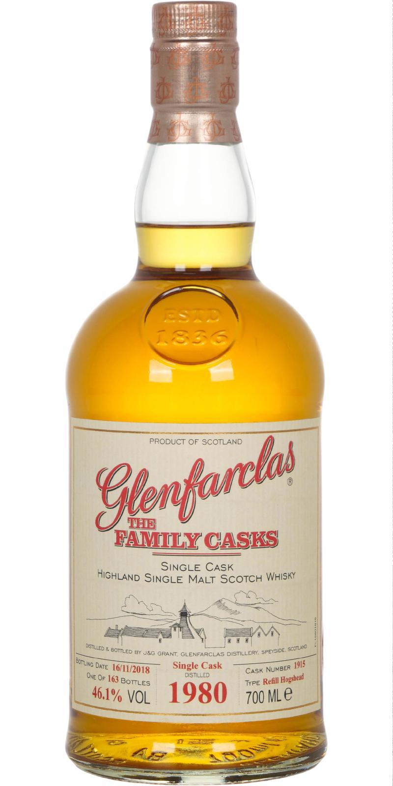 Glenfarclas 1980  The family casks - Single Cask