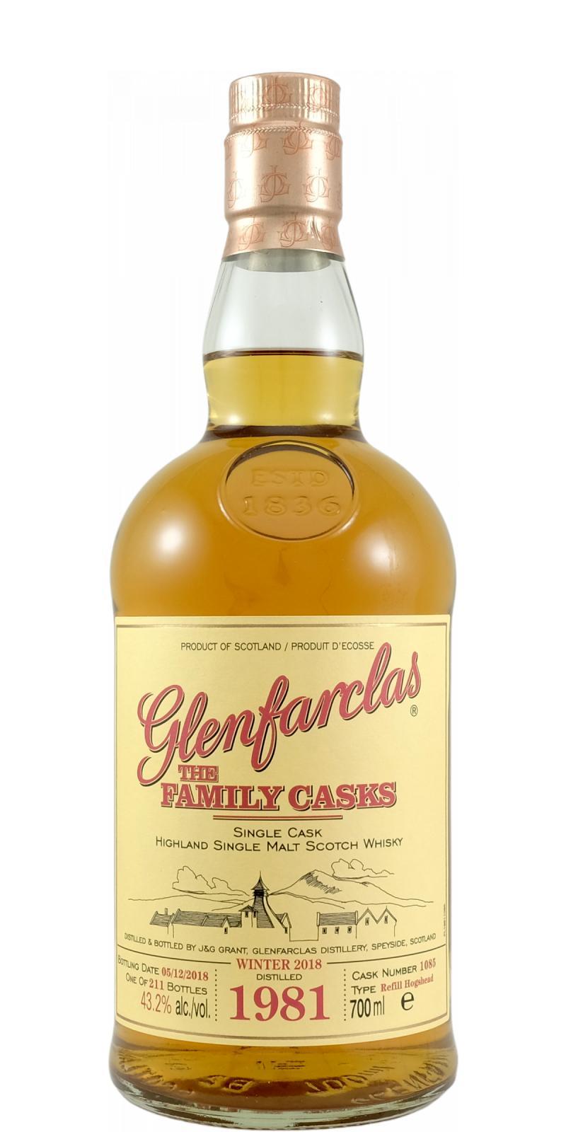 Glenfarclas 1981  The Family Casks (Release W18)