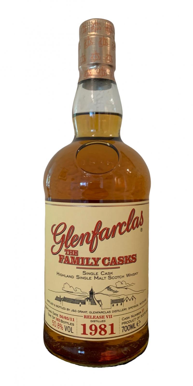 Glenfarclas 1981  The Family Casks (Release VII)