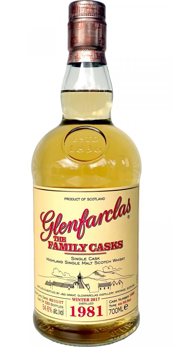 Glenfarclas 1981  The Family Casks (Release W17)