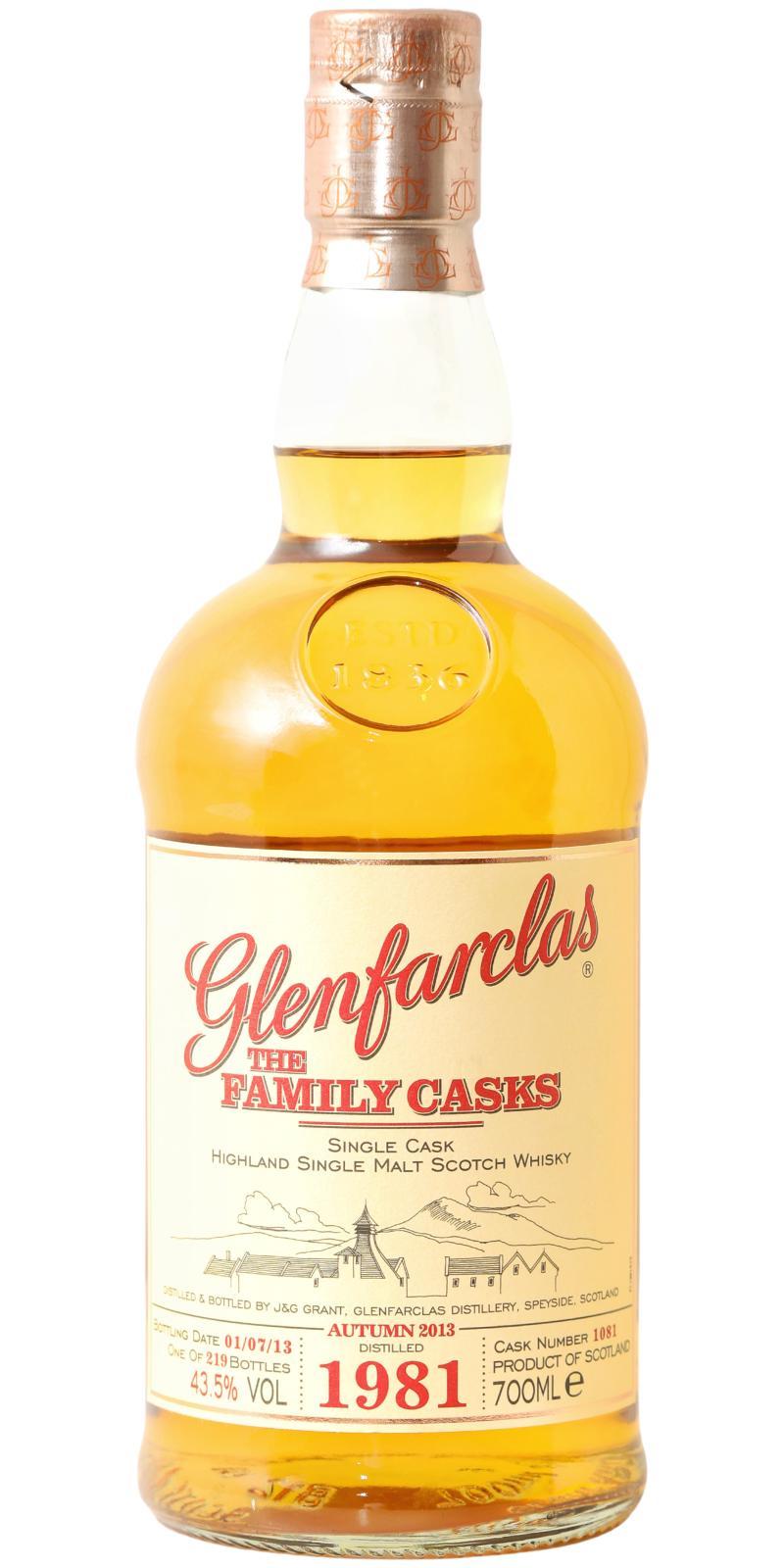 Glenfarclas 1981  The Family Casks (Release A13)