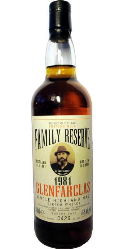Glenfarclas 1981  Family Reserve #2