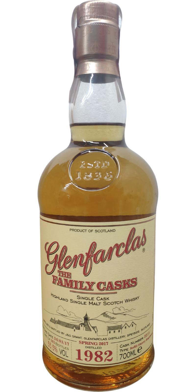Glenfarclas 1982  The Family Casks (Release Sp17)