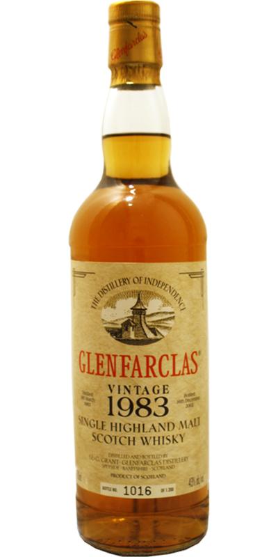 Glenfarclas 1983 Vintage  Hanseatische Weinhandelsges. import