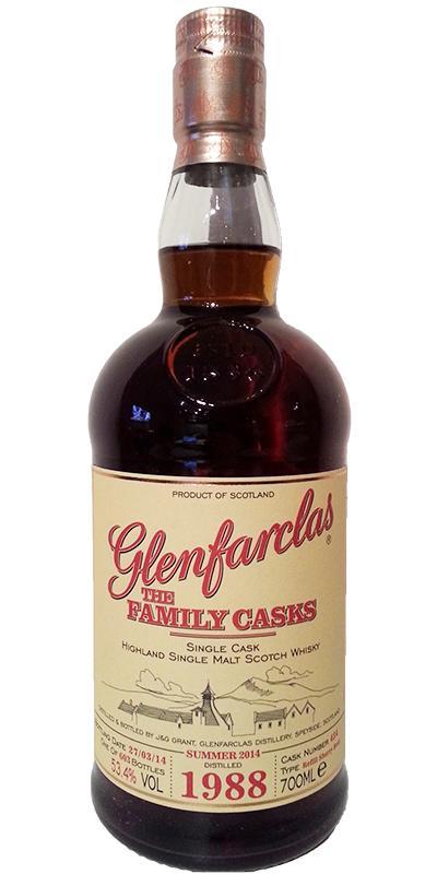 Glenfarclas 1988  The Family Casks (Release S14)