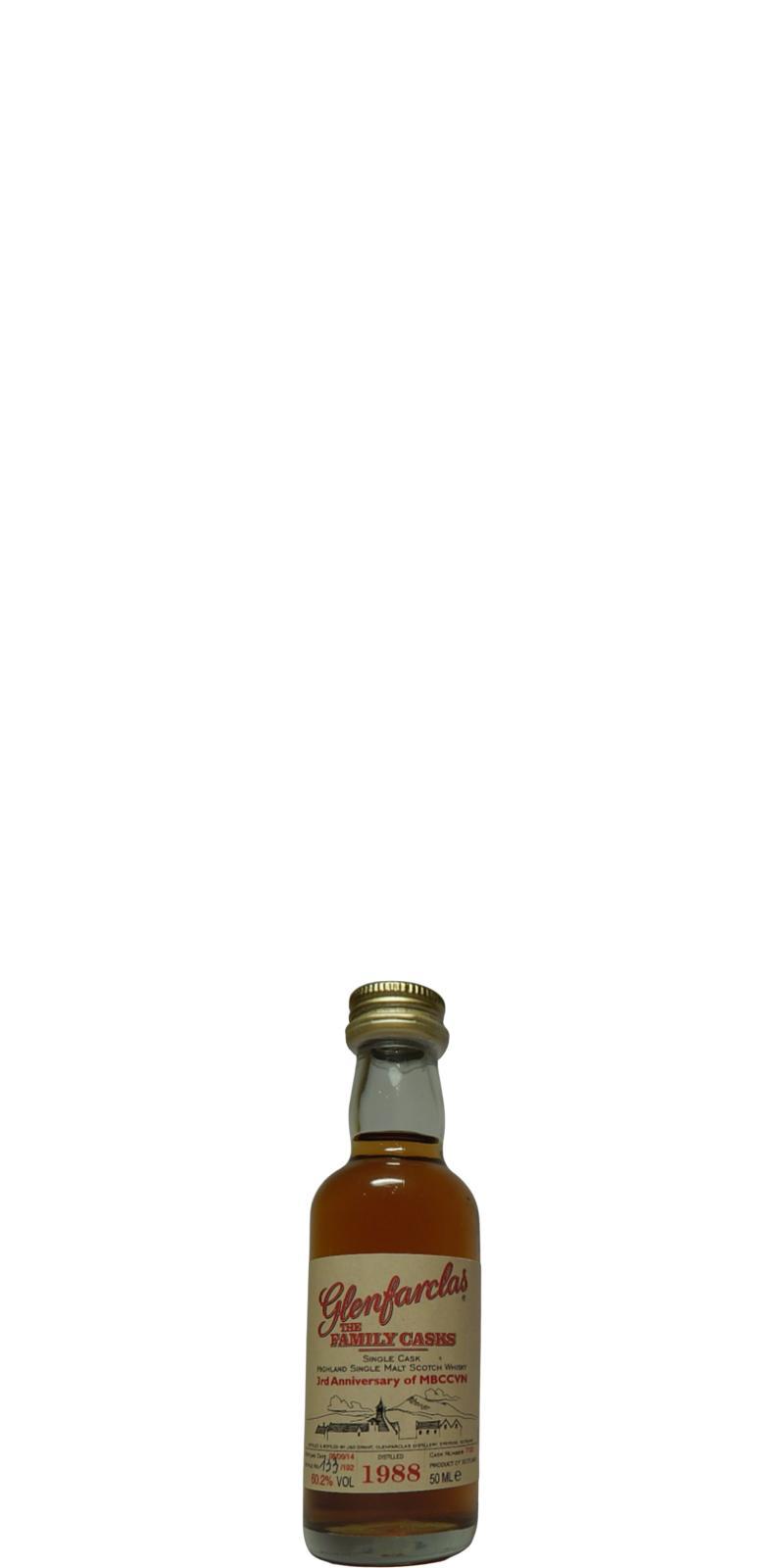 Glenfarclas 1988  The Family Casks - Miniature