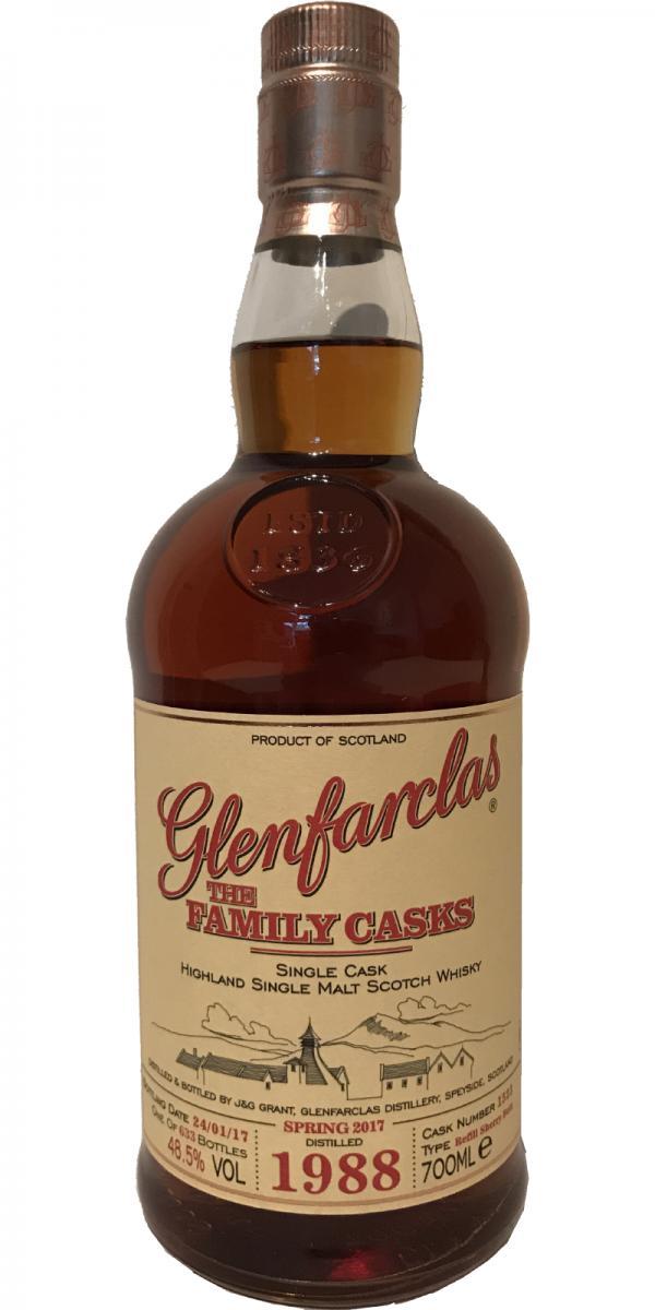 Glenfarclas 1988  The Family Casks (Release Sp17)