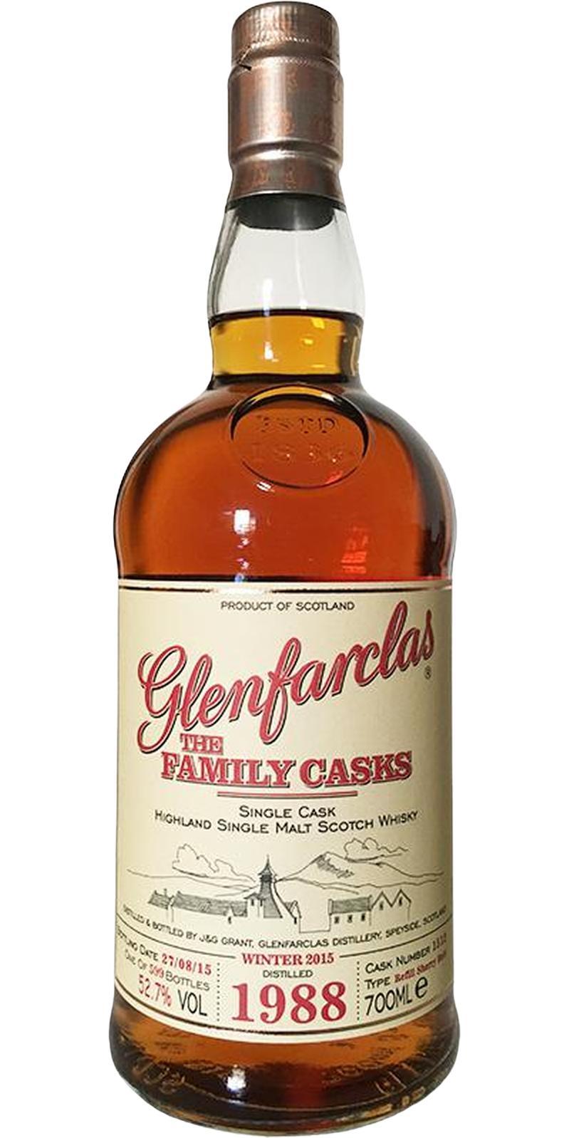 Glenfarclas 1988  The Family Casks (Release W15)