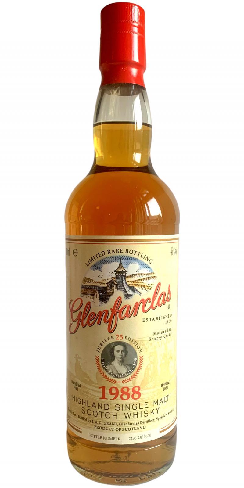 Glenfarclas 1988 Edition N°25  Flora MacDonald