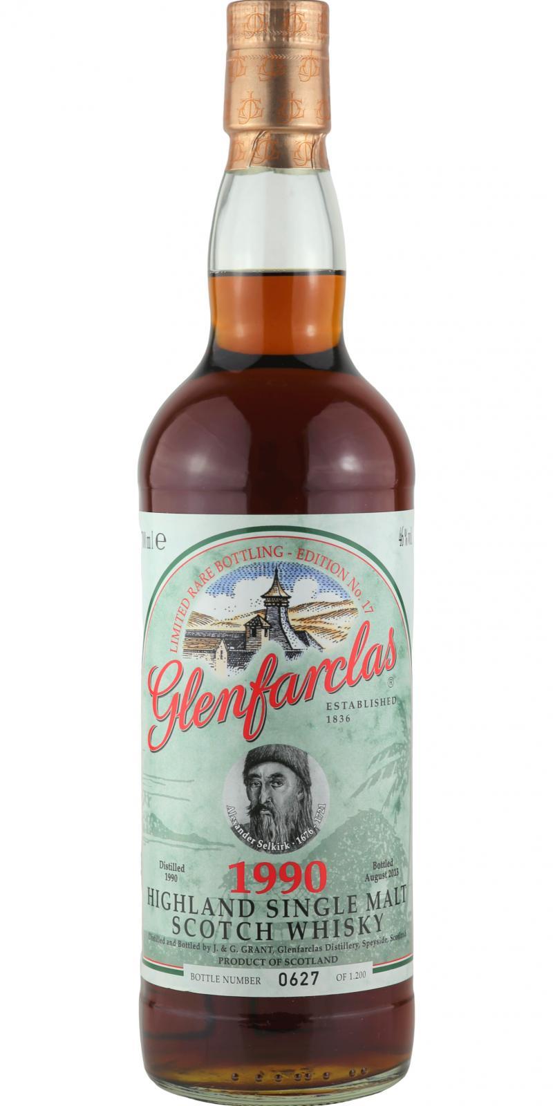 Glenfarclas 1990 Edition N°17  Alexander Selkirk
