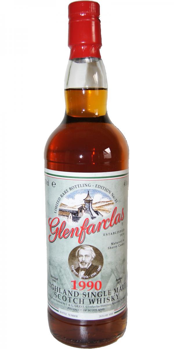 Glenfarclas 1990 Edition N°21  Thomas Carlyle