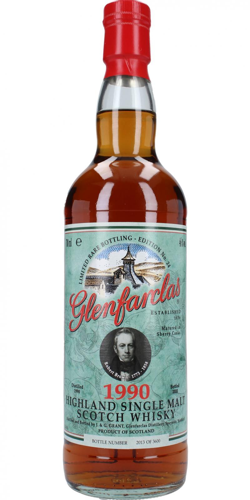 Glenfarclas 1990 Edition N°24  Robert Brown