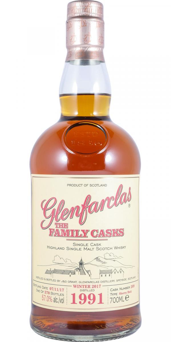 Glenfarclas 1991  The Family Casks (Release W17)