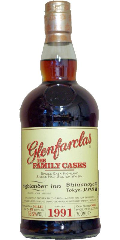 Glenfarclas 1991  Shinanoya