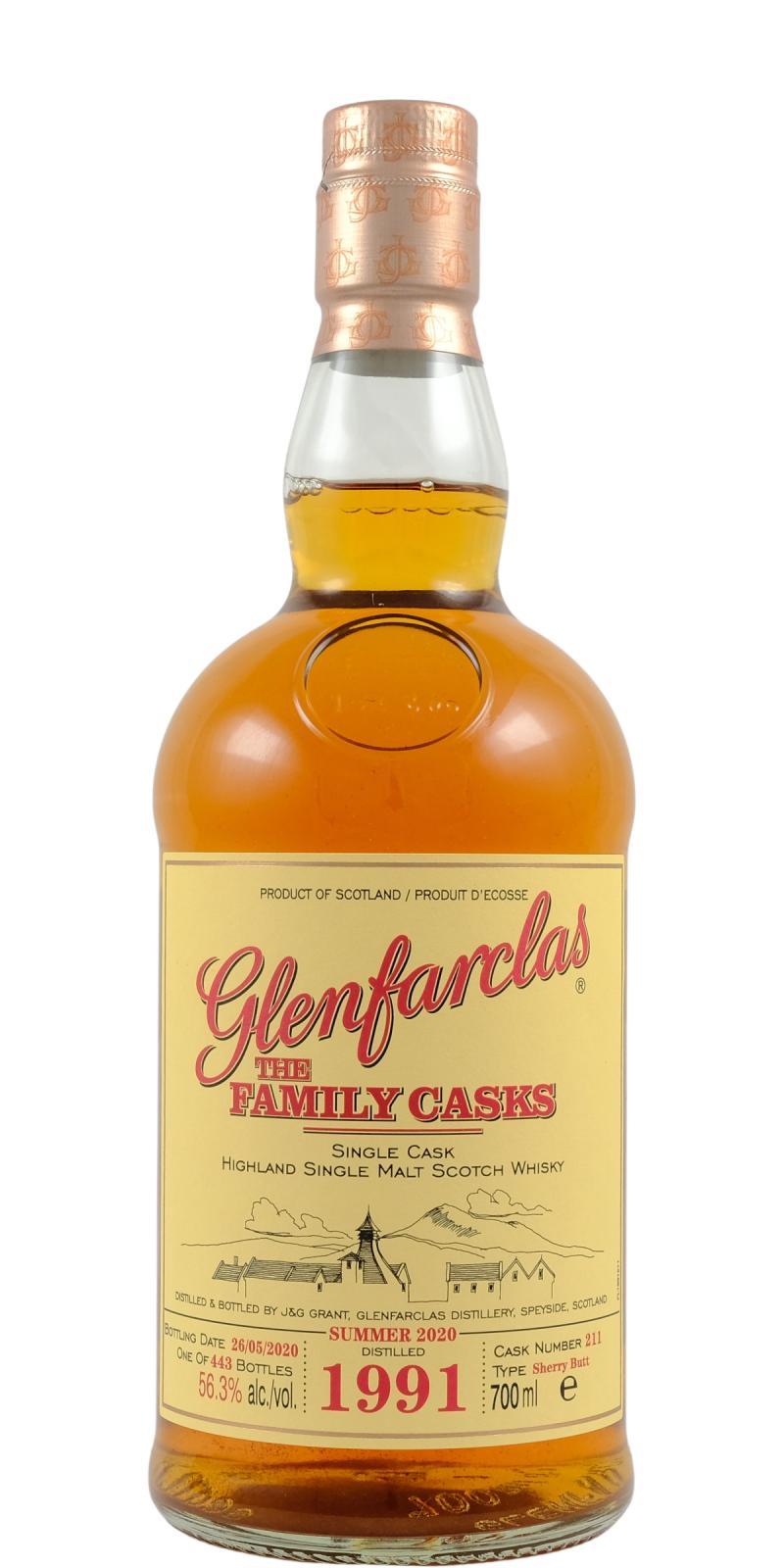 Glenfarclas 1991  The Family Casks (Release S20)