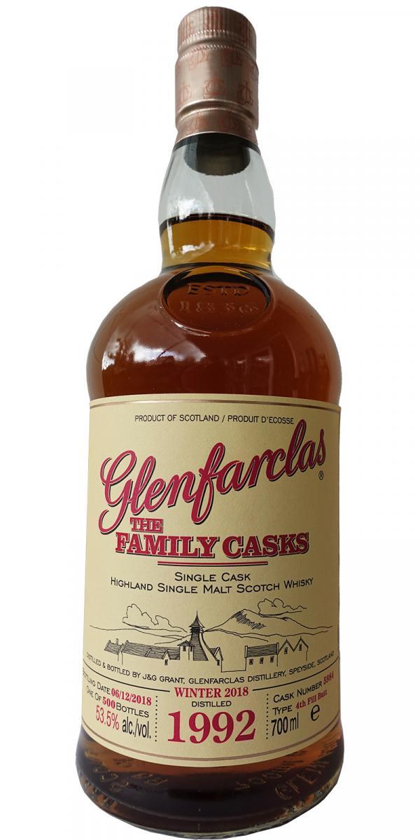 Glenfarclas 1992  The Family Casks (Release W18)