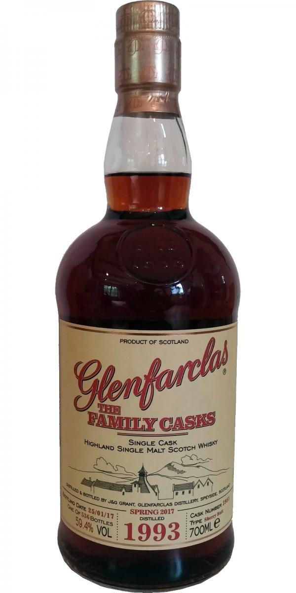 Glenfarclas 1993  The Family Casks (Release Sp17)