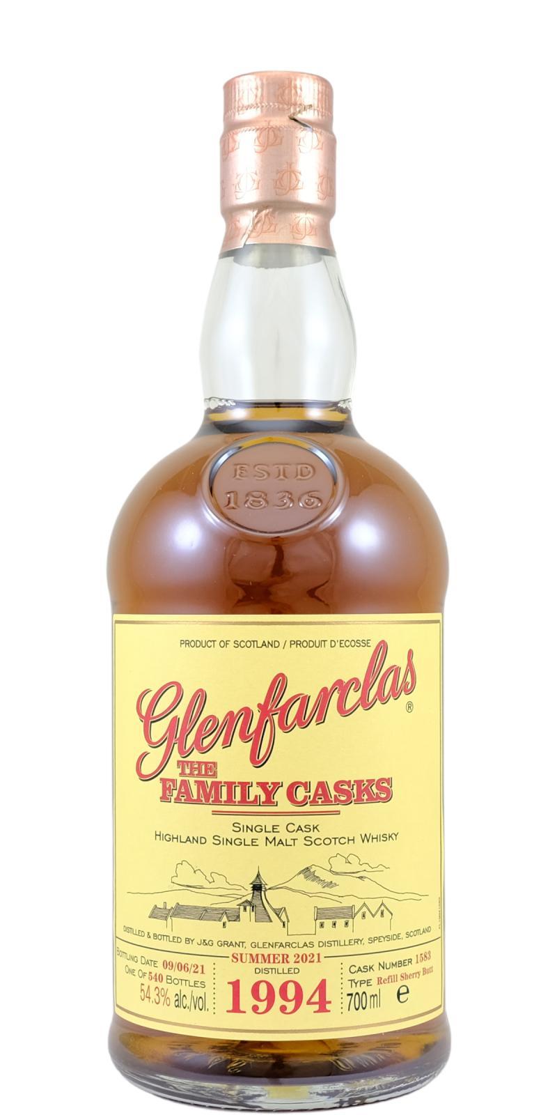 Glenfarclas 1994  The Family Casks (Release S21)