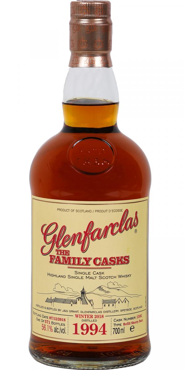 Glenfarclas 1994  The Family Casks (Release W18)